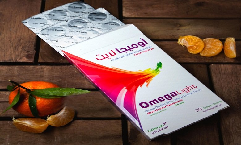 فوائد أوميجا لايت حلوى جيلاتينية